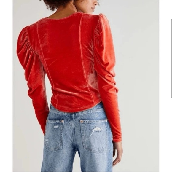 Free People velvet corset top - Picture 12 of 12